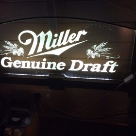 Miller illuminated sign £280